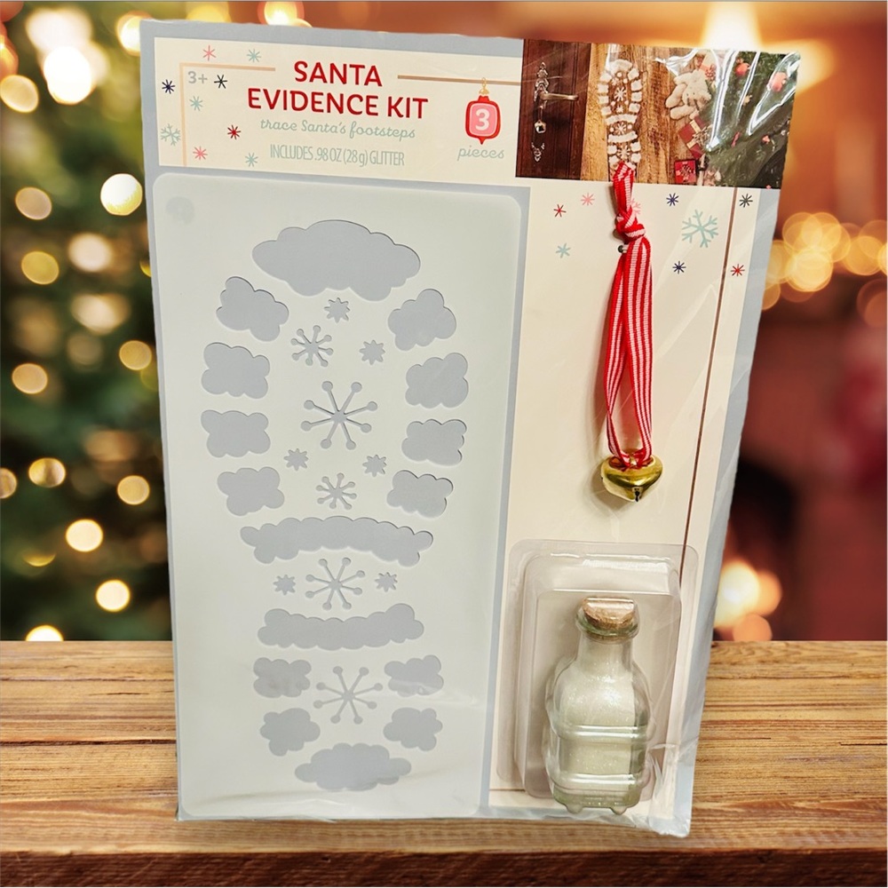 Target Bullseye Playground Santa Evidence Footprint Kit